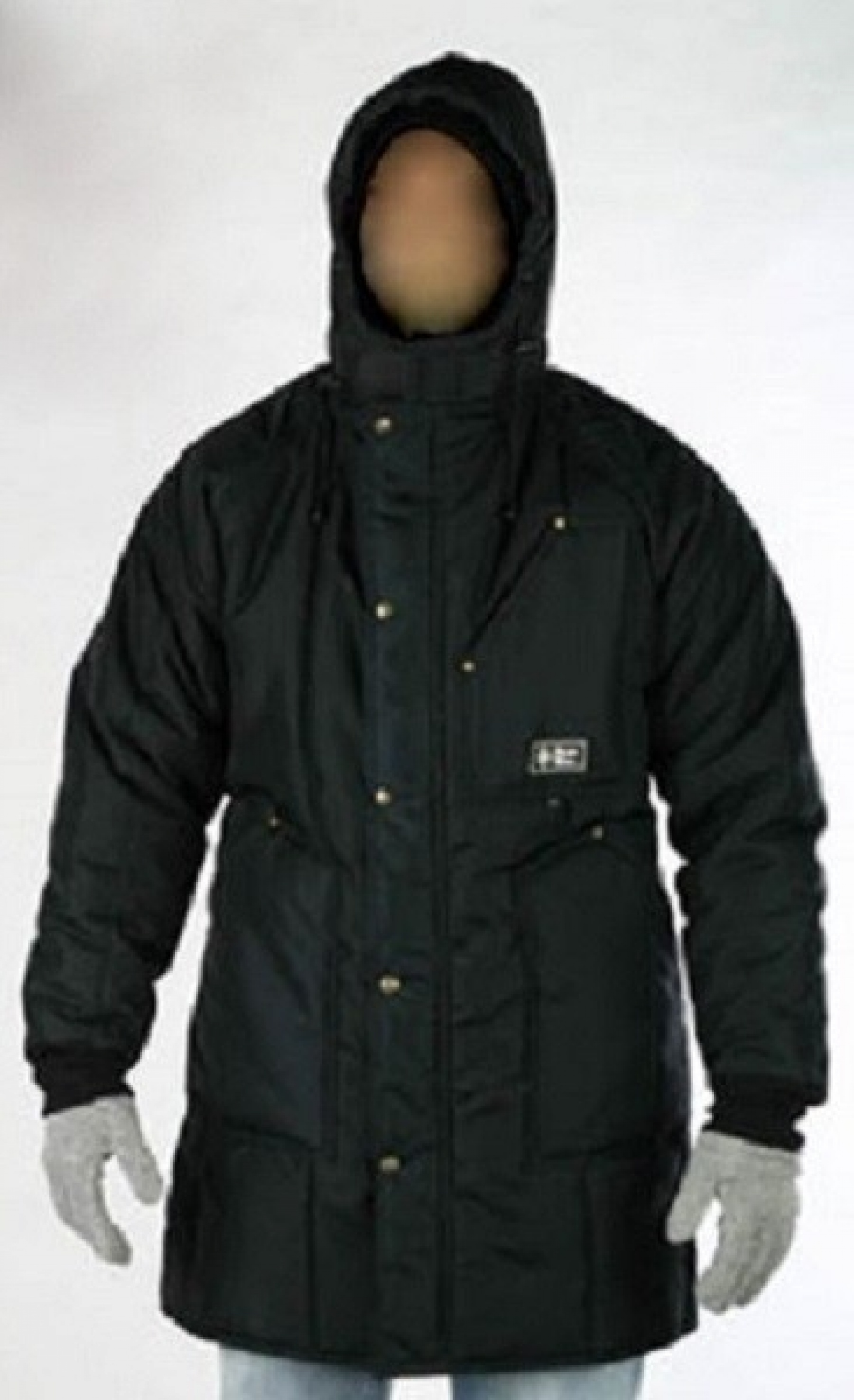 Freezer jacket with discount hood