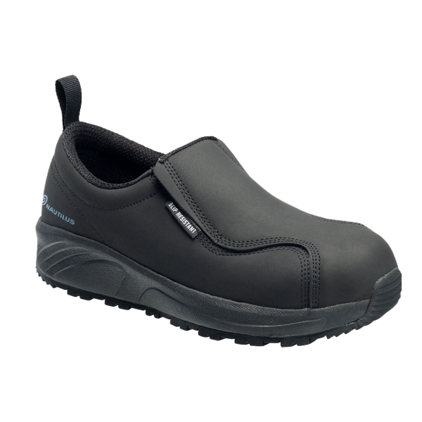 Buy Nautilus Women's Guard Black Composite Toe EH Slip On Work Shoe ...